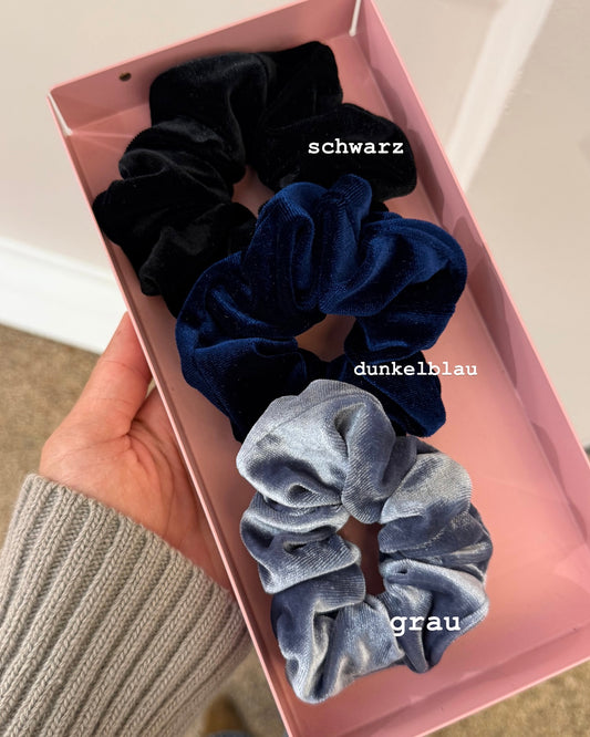 Samt Scrunchie groß
